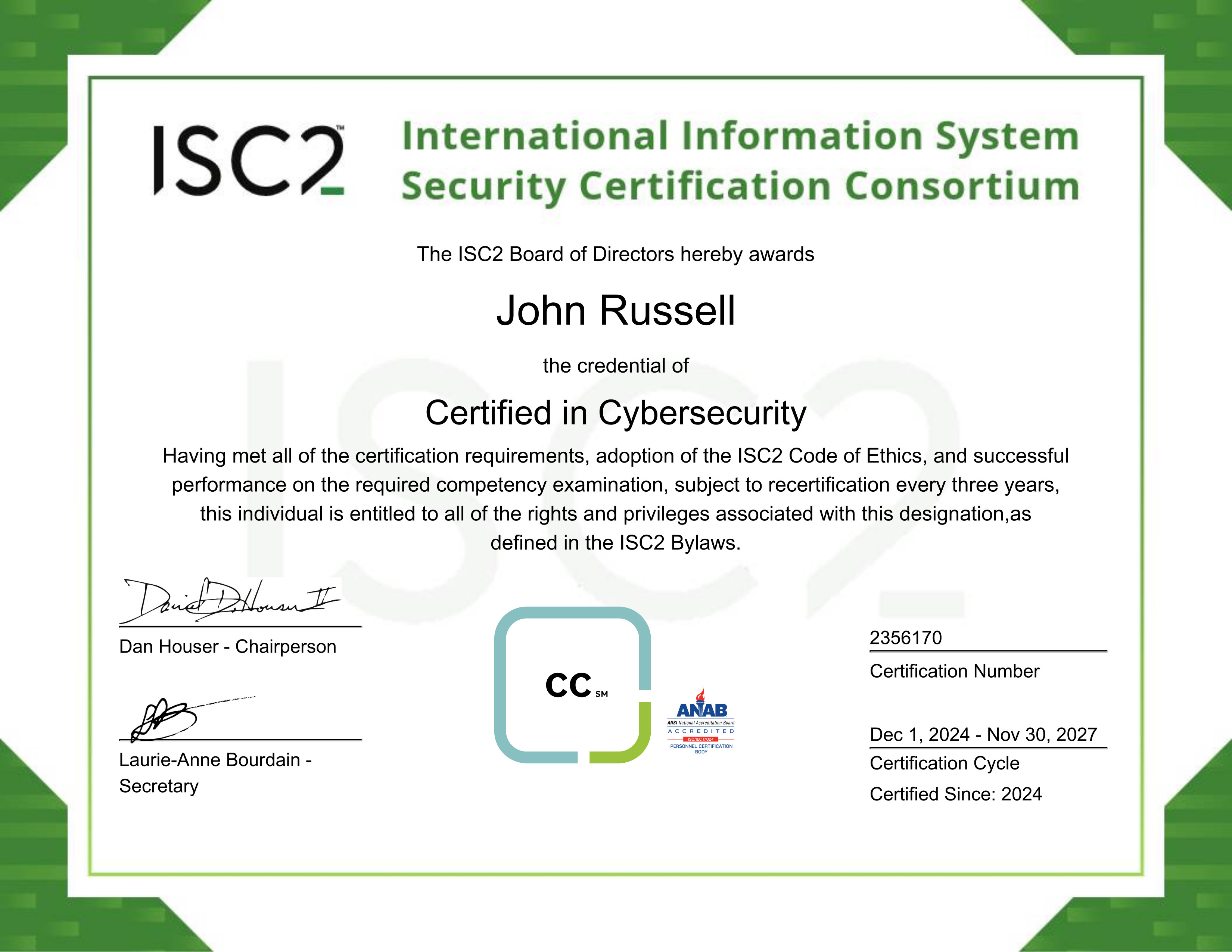 Certificate image